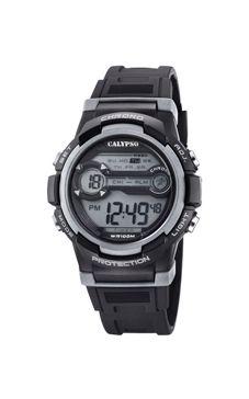 Horlogeband Calypso K5808-4 Kunststof/Plastic Zwart 18mm Horlogeband Calypso K5808-4 Kunststof/Plastic Zwart 18mm