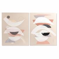 Schilderij DKD Home Decor 75,5 x 3,7 x 100 cm Abstract Modern (2 Stuks) - thumbnail