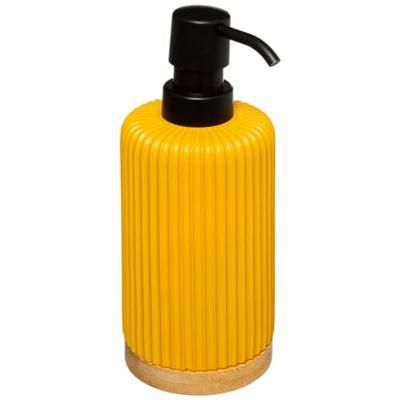 5Five Zeeppompje - kunststeen - geel - 270 ml - zeepdispenser