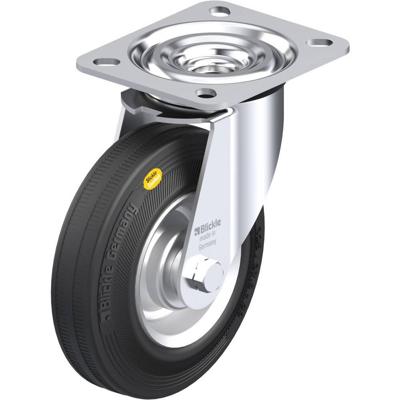 Blickle L-RD 125R Zwenkwiel Wieldiameter: 125 mm Draagvermogen (max.): 120 kg 1 stuk(s)