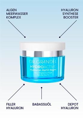 Dr Grandel - Dr.Grandel Hydro Active Hyaluron Night Cream Refill 50 ml Nacht crème Dr Grandel - Dr.Grandel Hydro Active Hyaluron Night Cream Refill 50 ml Nacht crème
