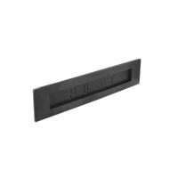Intersteel Brievenbus rechthoekig met klep, binnendraaiend met tekst “POST” zwart - thumbnail