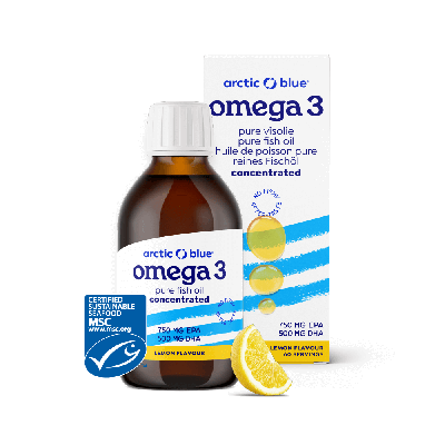 Arctic Blue Omega-3 Visolie Citroensmaak