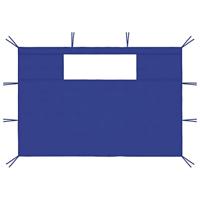 VidaXL Prieelzijwanden met ramen 2 st blauw - thumbnail