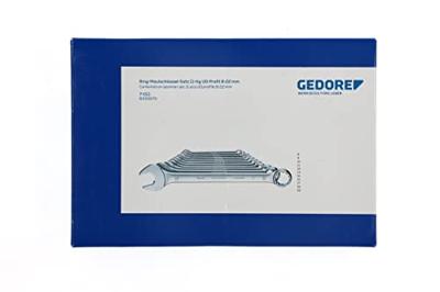 Gedore 6093070 6093070 Ring-steeksleutelset 11-delig Sleutelbreedte (metrisch) 8 - 22 mm