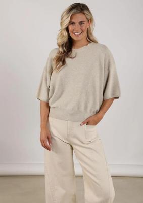 Nukus Trui Winnie Lurex | Sand Nukus Trui Winnie Lurex | Sand