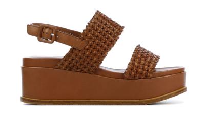 Elvio Zanon Dames Sandalen in Leder (Cognac) Elvio Zanon Dames Sandalen in Leder (Cognac)