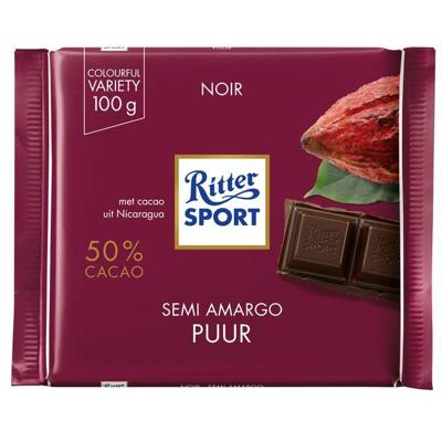 Ritter sport puur tablet 100gr Ritter sport puur tablet 100gr