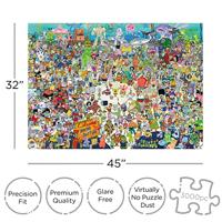 SpongeBob Jigsaw Puzzle Bikini Bottom Puzzel (3000 stukjes) - thumbnail