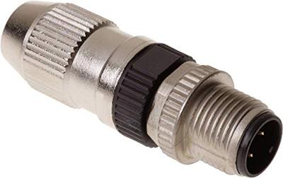 HARTING 21031111405 Sensor/actuator connector, niet geassembleerd M12 Aantal polen (sensoren): 4 Stekker, recht 1 stuk(s) Piece