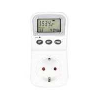 Hama Energiekostenmeter met lcd-display, digitale elektriciteitsmeter Desktop accessoire - thumbnail