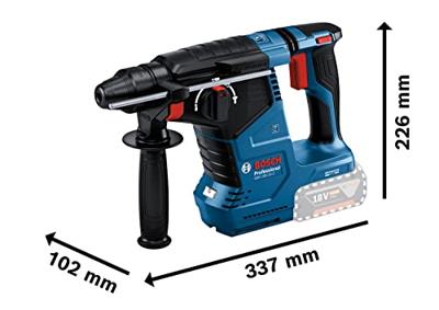 Bosch Blauw GBH 18V-24C Professional Accu Boorhamer | SDS-plus | 2 x 5,0 Ah accu + snellader | In L-Boxx 0611923003 - thumbnail