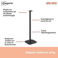 Vogel&apos;S SFS 4113 VOOR SONOS ERA 100 Audio vloerstandaard Zwart - thumbnail