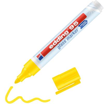 Edding 95 Glasmarker Geel 1.5 mm, 3 mm