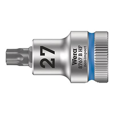Wera 8767 B HF TORX® Zyklop Bitdop met 3/8"-aandrijving, met vasthoudfunctie, TX 27 x 35 mm - 1 stuk(s) - 05003064001 Wera 8767 B HF TORX® Zyklop Bitdop met 3/8"-aandrijving, met vasthoudfunctie, TX 27 x 35 mm - 1 stuk(s) - 05003064001