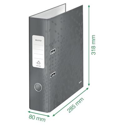 Leitz WOW ordner ijsblauw, rug van 8,5 cm