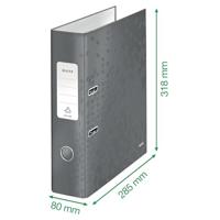 Leitz WOW ordner ijsblauw, rug van 8,5 cm - thumbnail