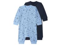 lupilu Set van 2 baby pyjama's (Donkerblauw/blauw, 86/92) - thumbnail