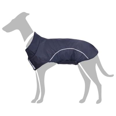 VidaXL Hondenregenjas met reflecterende strips polyester blauw xl VidaXL Hondenregenjas met reflecterende strips polyester blauw xl