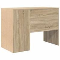 Bureau met plank Sonoma eiken 102 x 50 x 75 cm Bewerkt hout - thumbnail