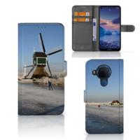 Nokia 5.4 | Flip Cover | Schaatsers - thumbnail