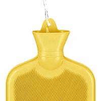 Relaxdays warmwater kruik geel 2 l | 6 stuks - thumbnail