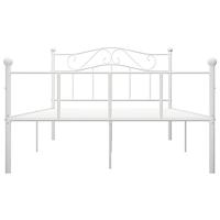 Bedframe metaal wit 120x200 cm - thumbnail