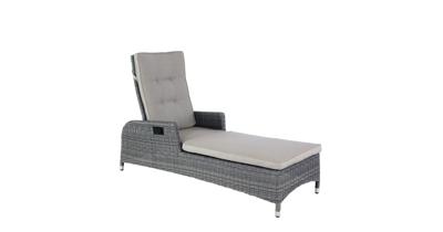 Ligbed Long Beach Coffee Brown D 162 x B 68 x H 105 cm Oosterik Home - Oosterik home