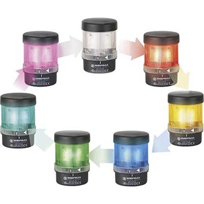 Werma Signaltechnik Signaallamp LED 644.450.55 644.450.55 Rood, Geel, Groen, Wit, Blauw, Violet, Turkoois Continu licht 24 V/DC
