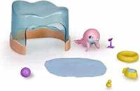 Famosa Mymy city - speelfiguur bruno de dolfijn en zwembadaccessoires - thumbnail