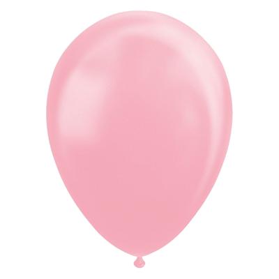 Globos Ballonnen pearl roze 30cm, 10st.
