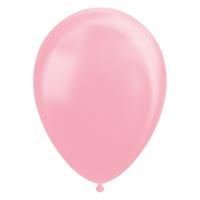 Globos Ballonnen pearl roze 30cm, 10st. - thumbnail