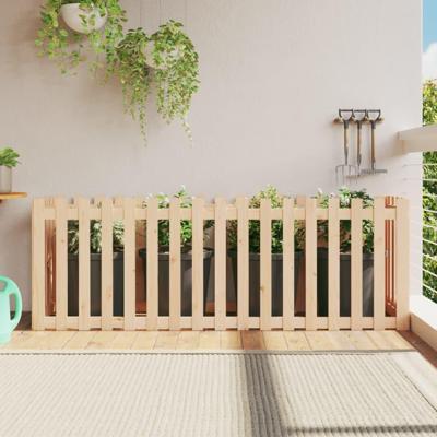 Plantenbak verhoogd met hekontwerp 200x50x70 cm grenenhout Plantenbak verhoogd met hekontwerp 200x50x70 cm grenenhout
