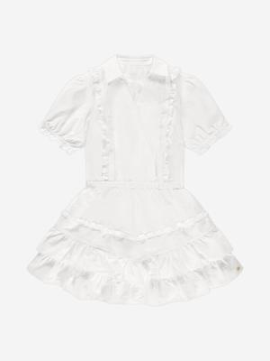 Nik&Nik zomer jurk meisjes - off wit - Yaara