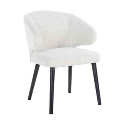 Richmond Eetkamerstoel 'Indigo' Bouclé, kleur Wit