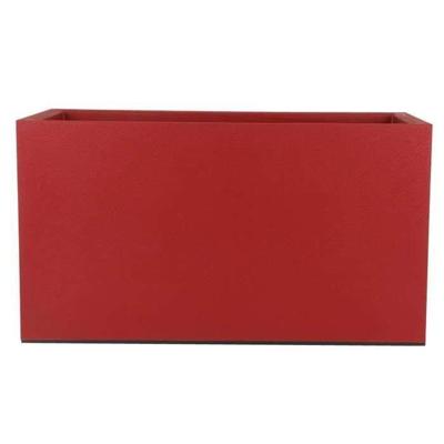Bloempot Riviera 80 x 40 cm Rood Plastic Vierkant