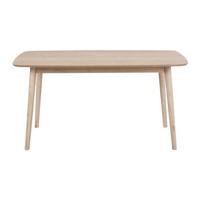 Bendt Eettafel 'Ebbe' 150 x 80cm, kleur Whitewash - thumbnail