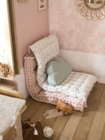 Vloermatras BLOEMEN ecru/meerkleurig - thumbnail