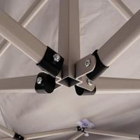 Tentmuur OCC Motorsport OCCCARP32 Zwart Oxford 420D 6 x 2 m - thumbnail