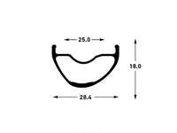 STANS NOTUBES Stan&apos;s crest mk4 rim - 29&apos;&apos; - 32h - black / gray - thumbnail