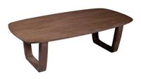 Livingfurn Deens Ovale Salontafel 'Cortez' Mangohout, 130 x 70cm - thumbnail