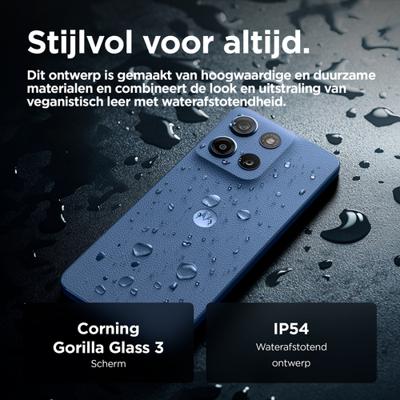 Motorola moto g15 17,1 cm (6.72") Dual SIM Android 15 4G USB Type-C 8 GB 256 GB 5200 mAh Marineblauw