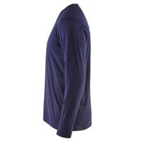 Blåkläder T-Shirt lange mouw 35001042 | Marineblauw | Maat XS - 7330509596692 - thumbnail
