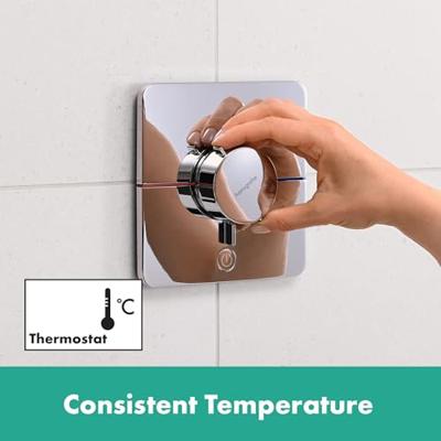 Hansgrohe ShowerSelect Comfort Q thermsotaat inbouw voor 1 functie en extra uitgang, chroom