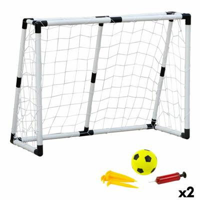 Voetbaldoel Colorbaby 131 x 101 x 59 cm (2 Stuks)