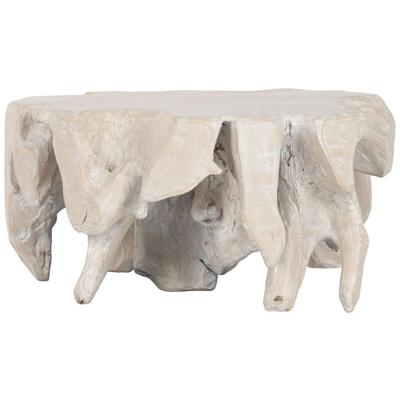 Hoofdtafel Home ESPRIT Wit 88 X 88 X 46 CM