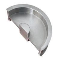 HDD Pro Schuifdeurkom Inkapschelp Hdd Halve Maan Massief 40mm Inox Plus - thumbnail