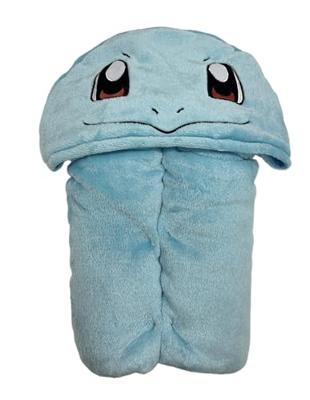 3D Fleece Deken met Capuchon - POKEMON - Squirtle - 120 x 150 cm - Zacht en kleurrijk