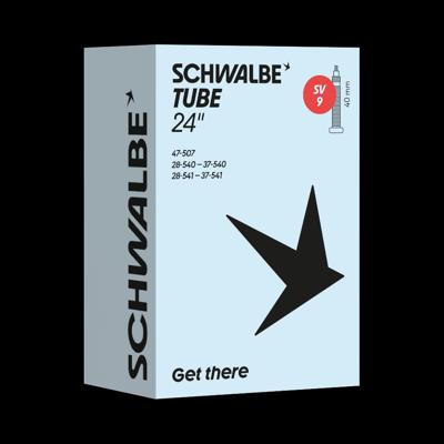 Schwalbe binnenband sv9 24" 28/47-507/541 fv 40mm