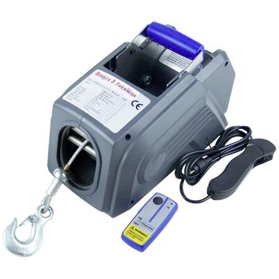 Berger & Schröter KDJ-2000 R Kabellier Trekkracht (staand): 400 kg Trekkracht (rollend): 2.7 kg Draadloze afstandsbediening